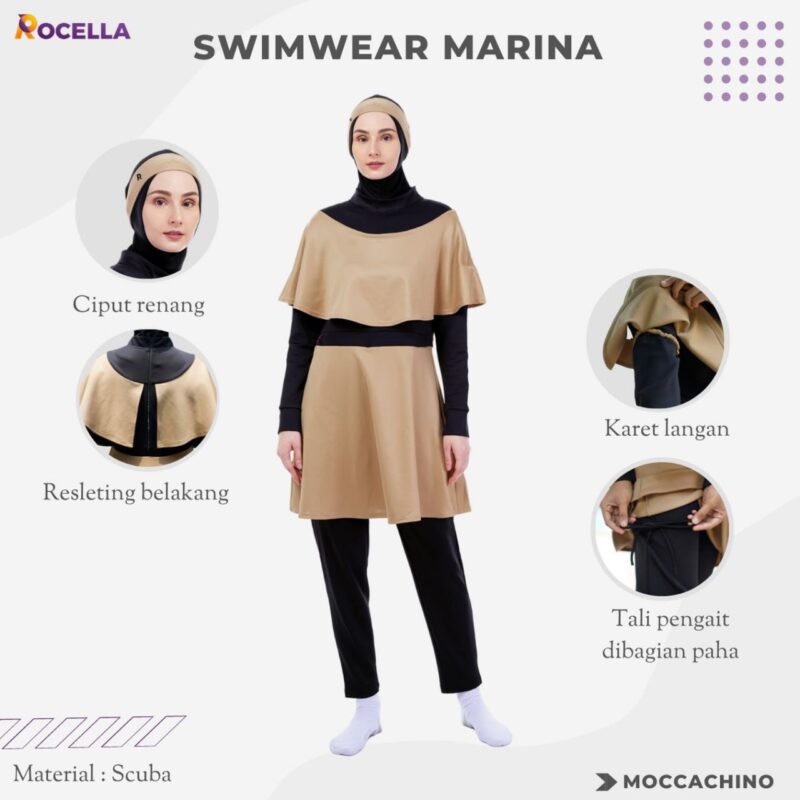 ROCELLA - SWIMWEAR MARINA MOCCACHINO