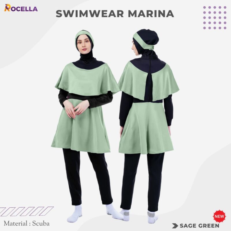 ROCELLA - SWIMWEAR MARINA SAGE GREEN