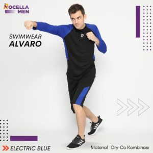 ROCELLA - SWIMWEAR MEN ALVARO ELECTRIC BLUE