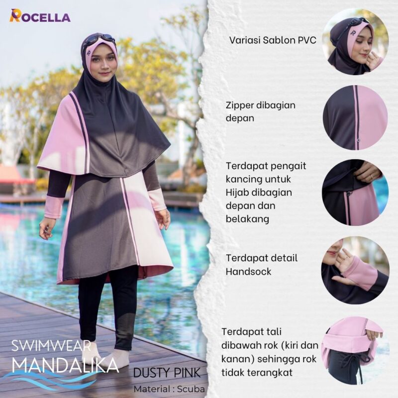 ROCELLA - SWIMWEAR MANDALIKA DUSTY PINK