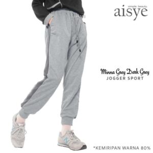 AISYE - MINNA GREY DARK GREY JOGGER SPORT