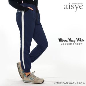AISYE - MINNA NAVY WHITE