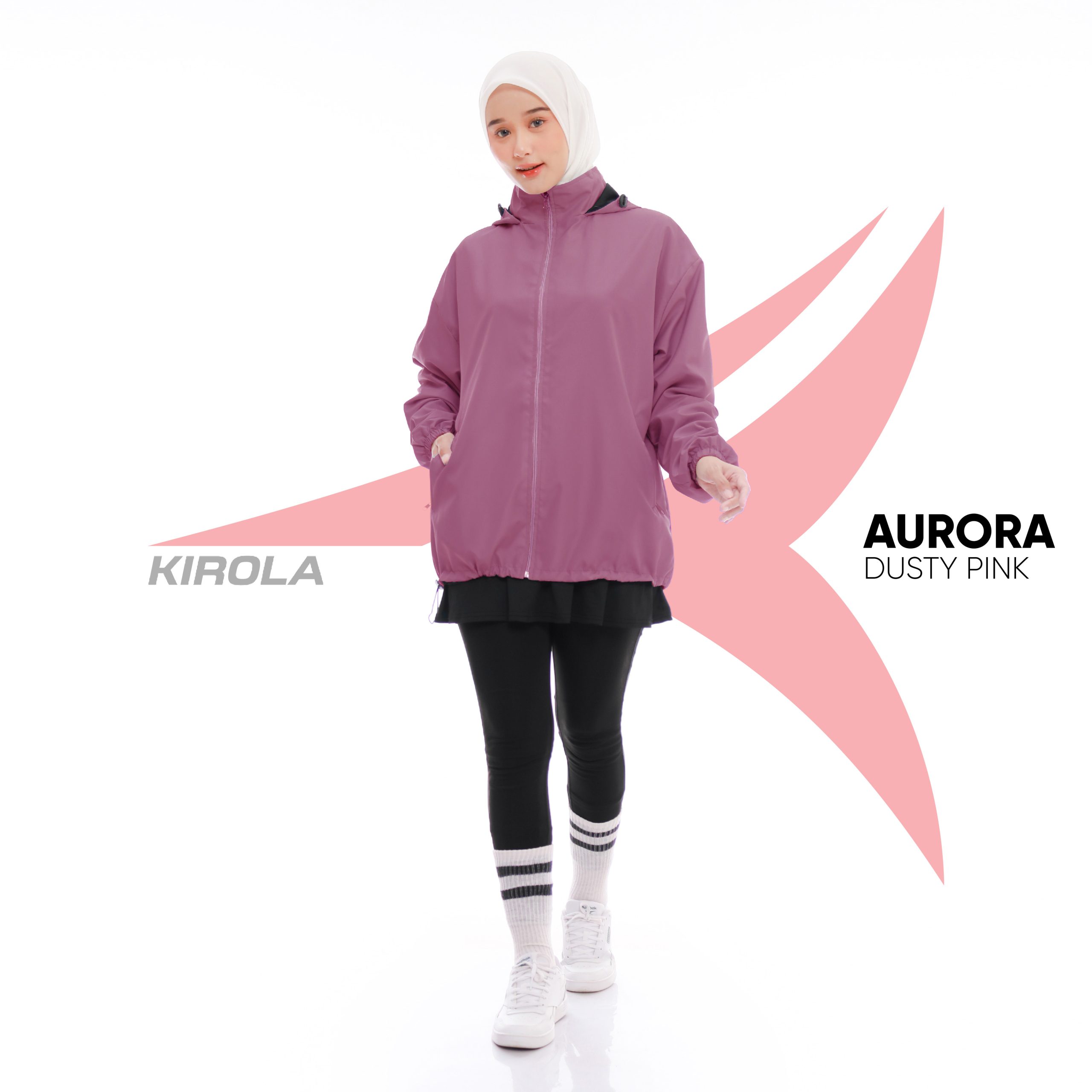 KIROLA - JAKET AURORA DUSTYPINK