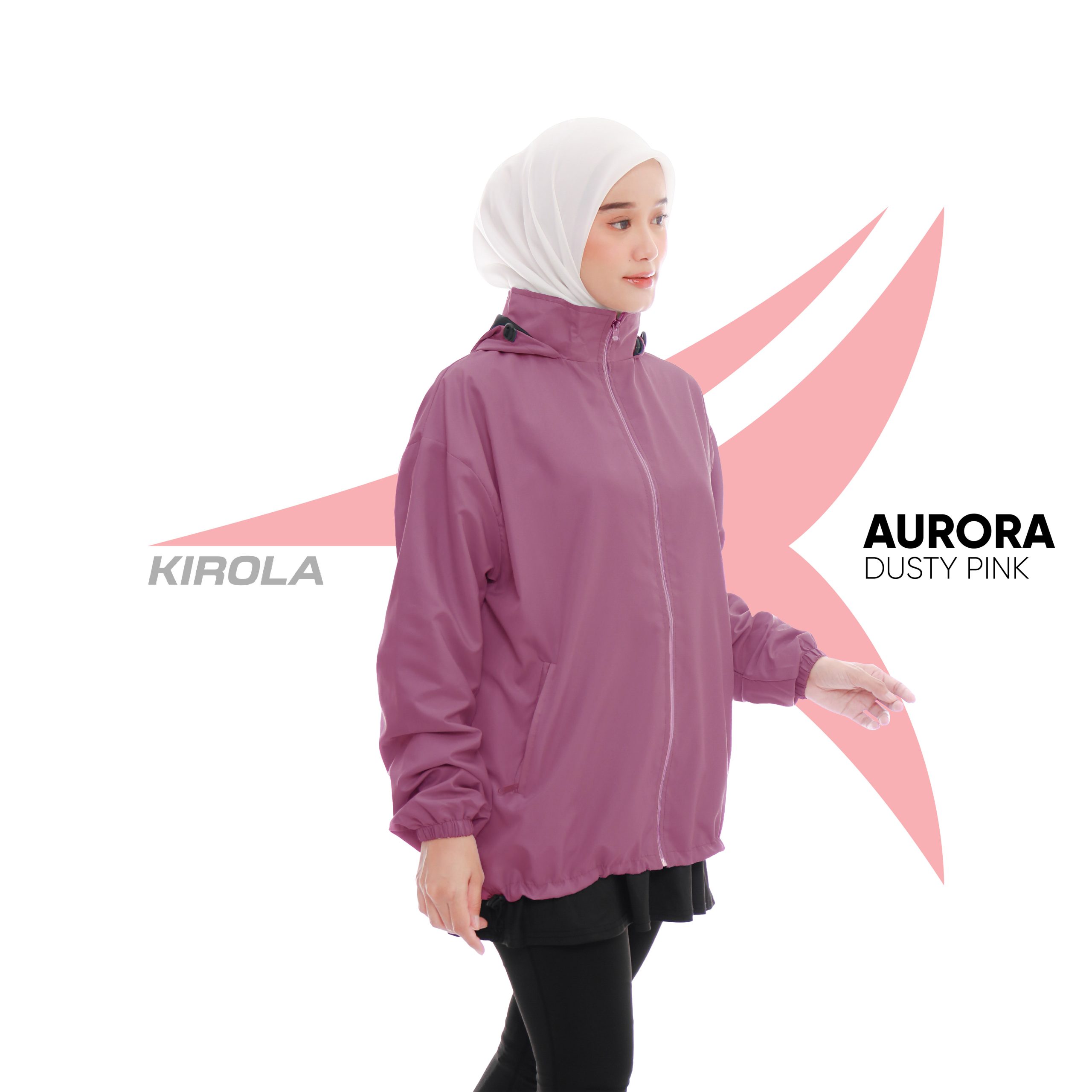 KIROLA - JAKET AURORA DUSTYPINK