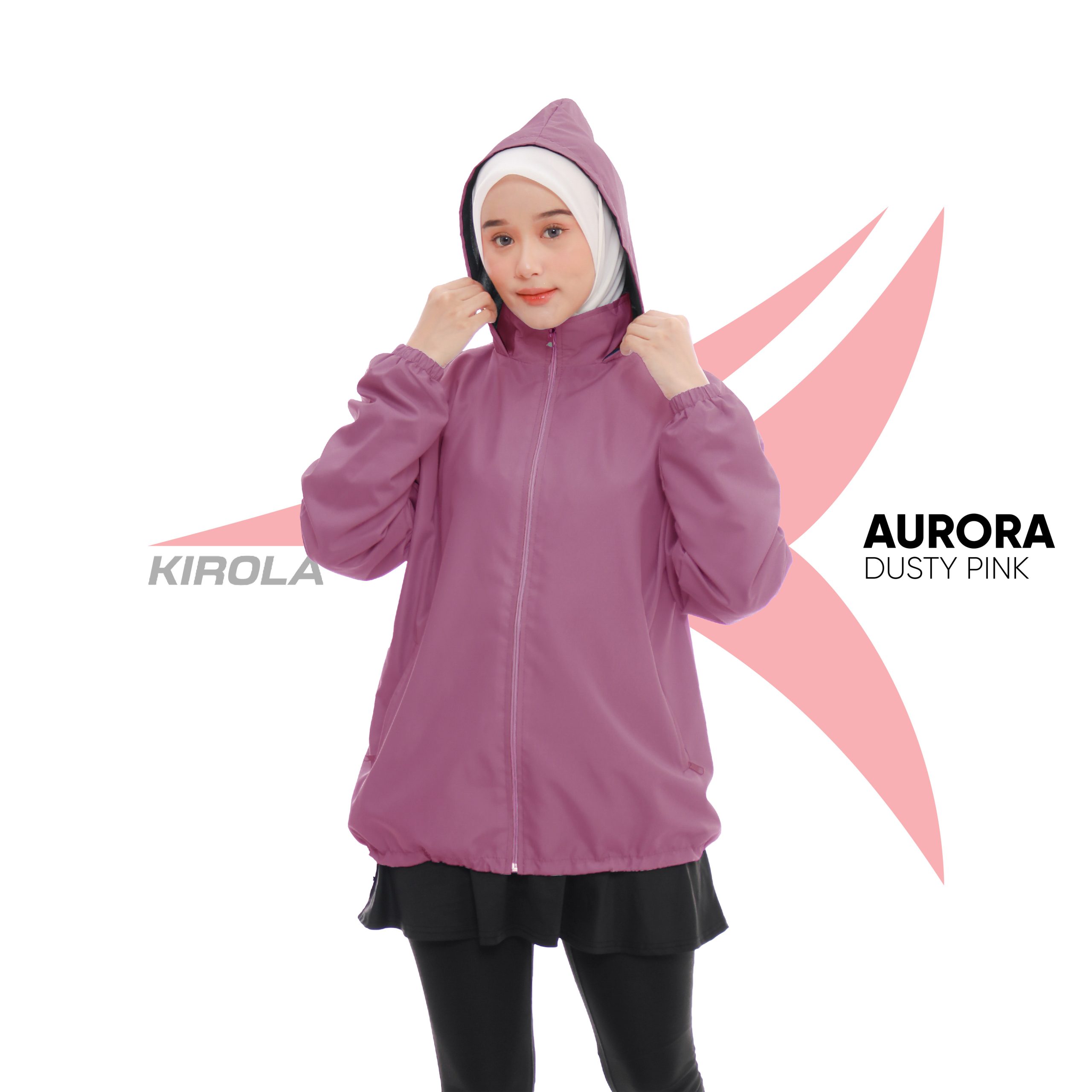 KIROLA - JAKET AURORA DUSTYPINK