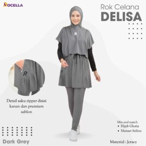 ROCELLA - ROK CELANA DELISA DARK GREY