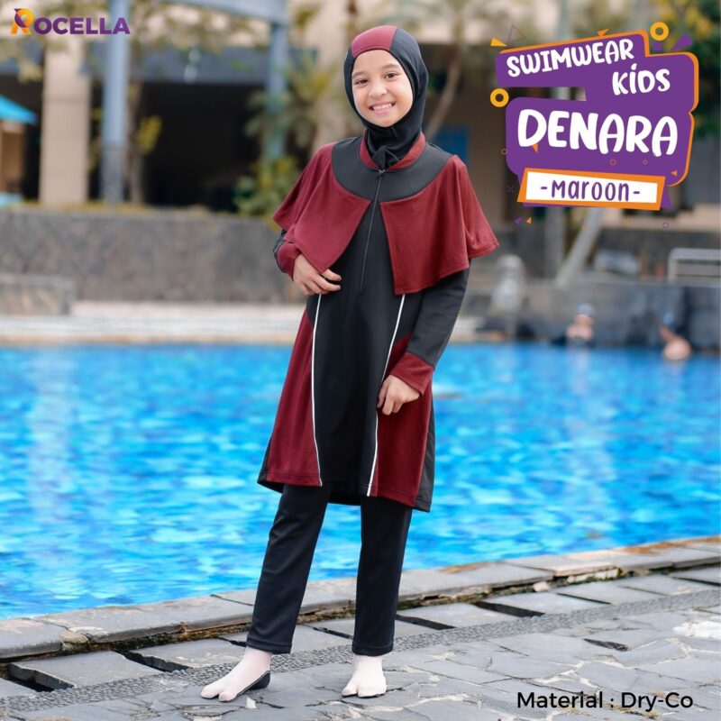 ROCELLA - SWIMWEAR KIDS DENARA - MAROON