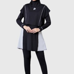 ROCELLA - SWIMWEAR MARBELLA BLACK GREY