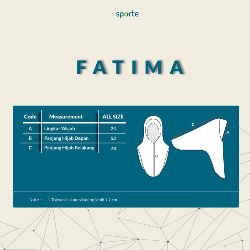 SPORTE - HIJAB FATIMA - BLACK