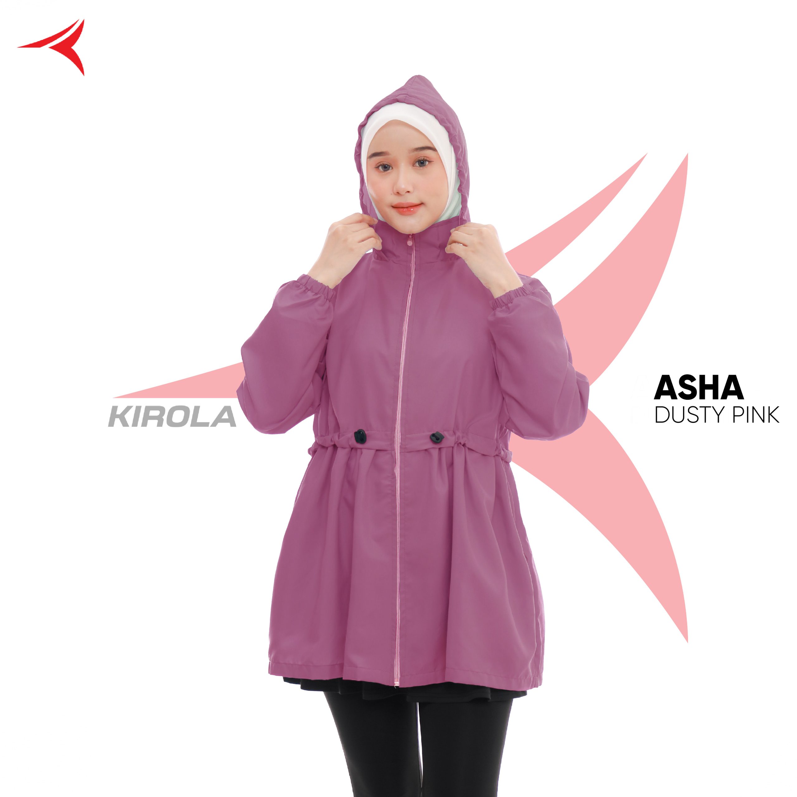 KIROLA - JAKET ASHA DUSTYPINK