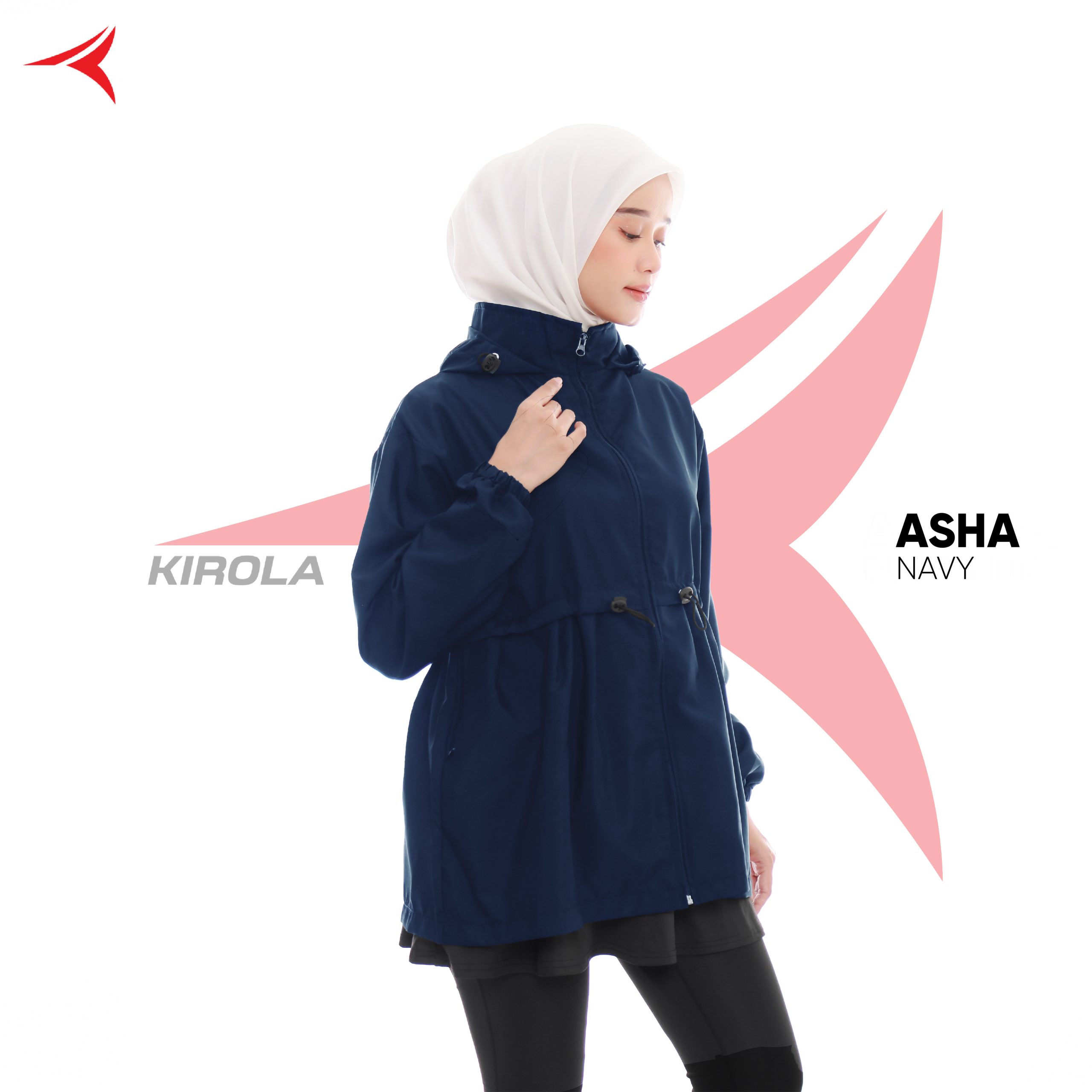 KIROLA - JAKET ASHA NAVY