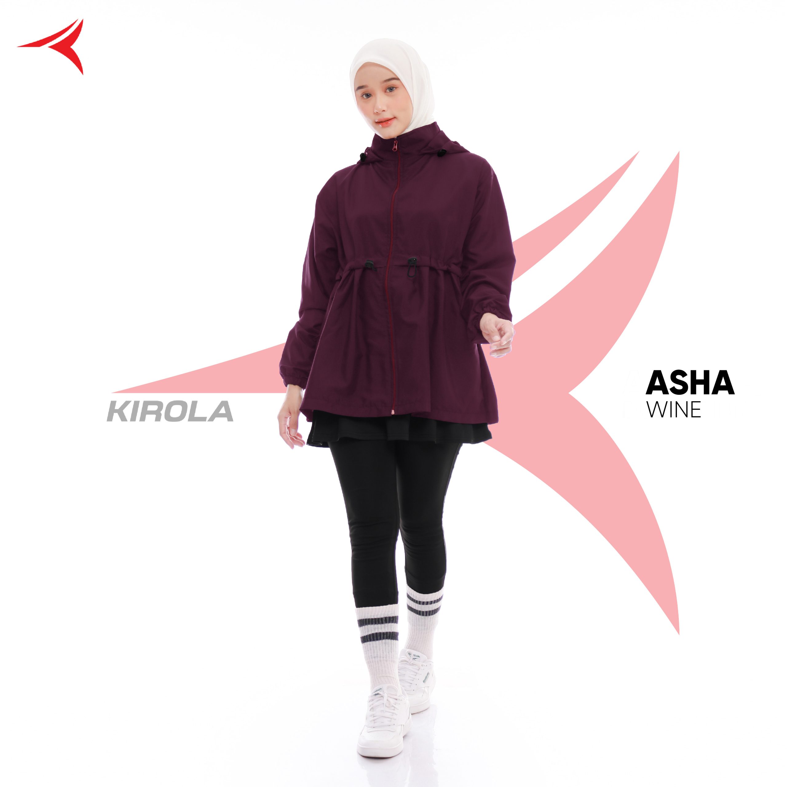KIROLA - JAKET ASHA WINE