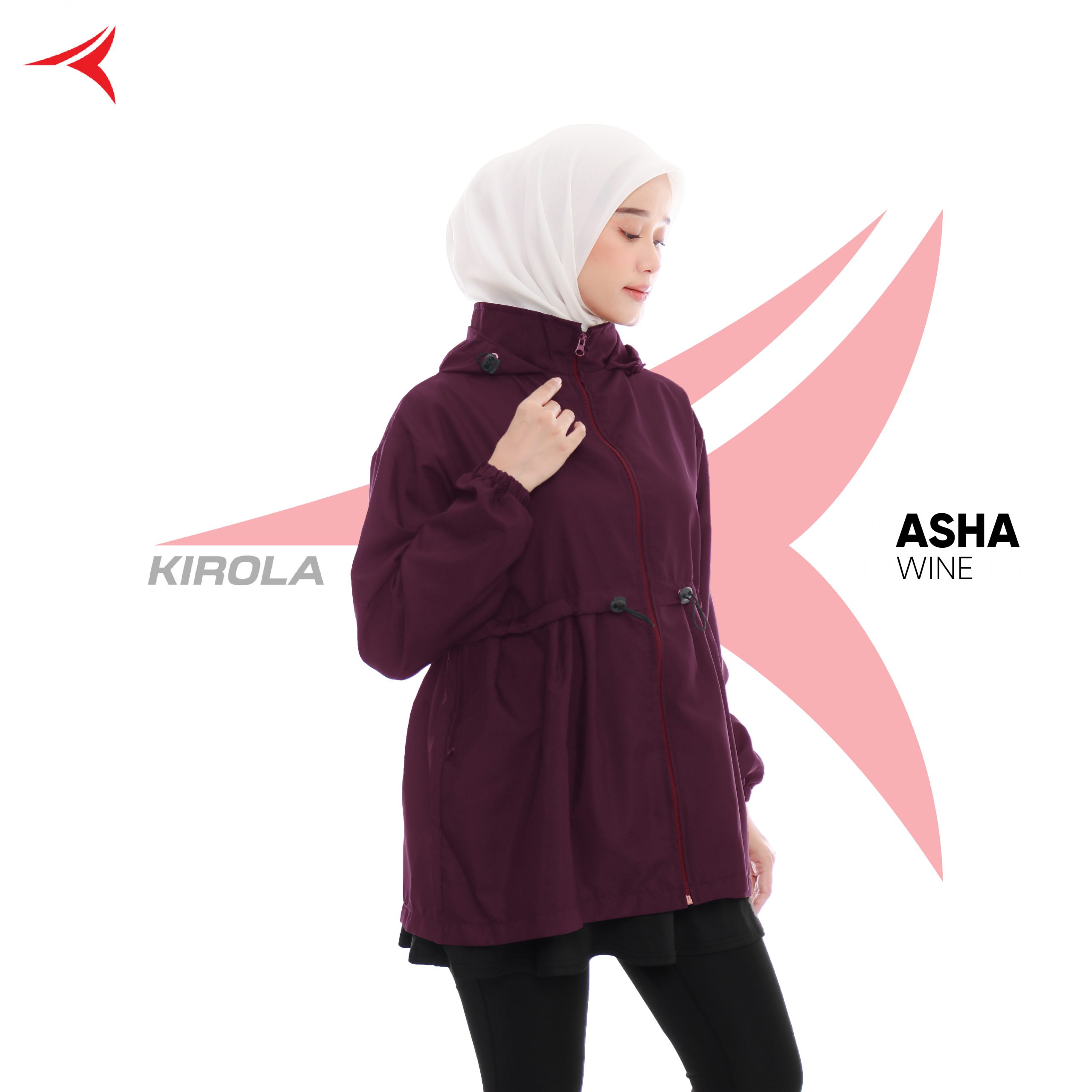 KIROLA - JAKET ASHA WINE