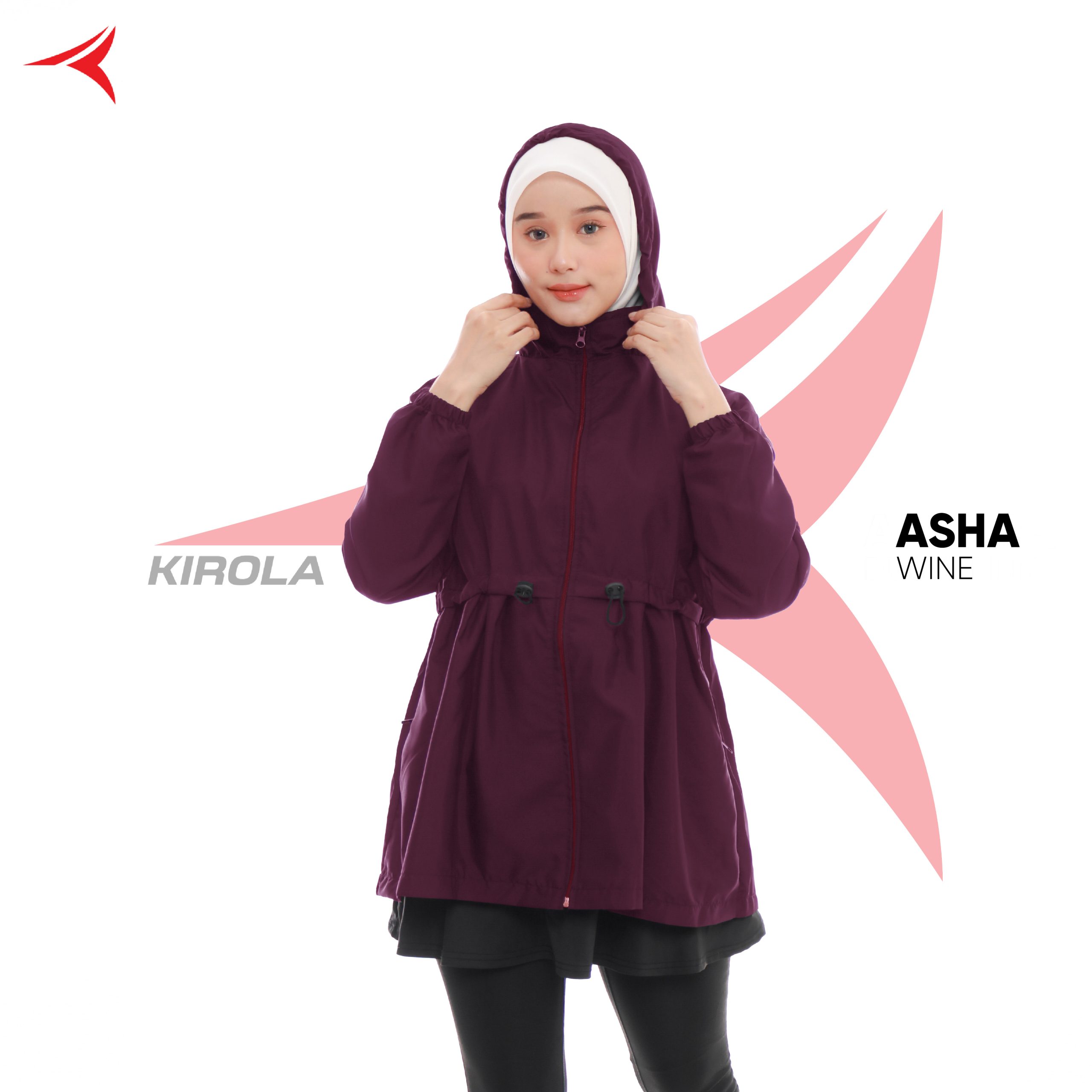 KIROLA - JAKET ASHA WINE