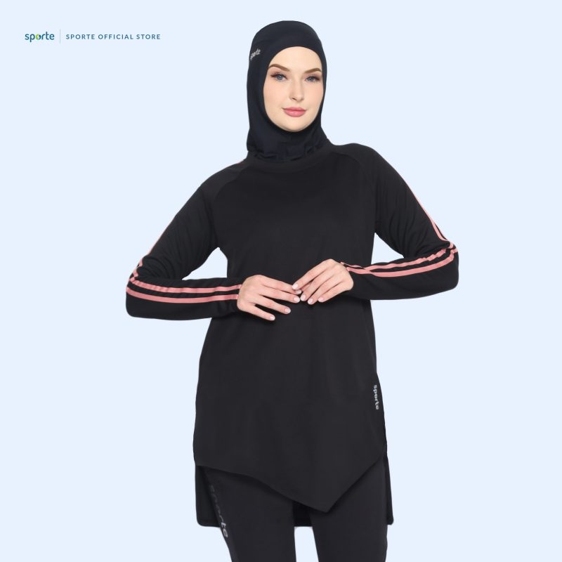 SPORTE - CHLOE TOP - BLACK MINT