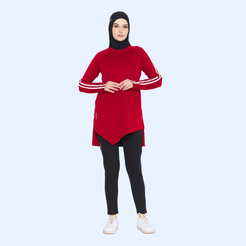 SPORTE - CHLOE TOP - RED WHITE