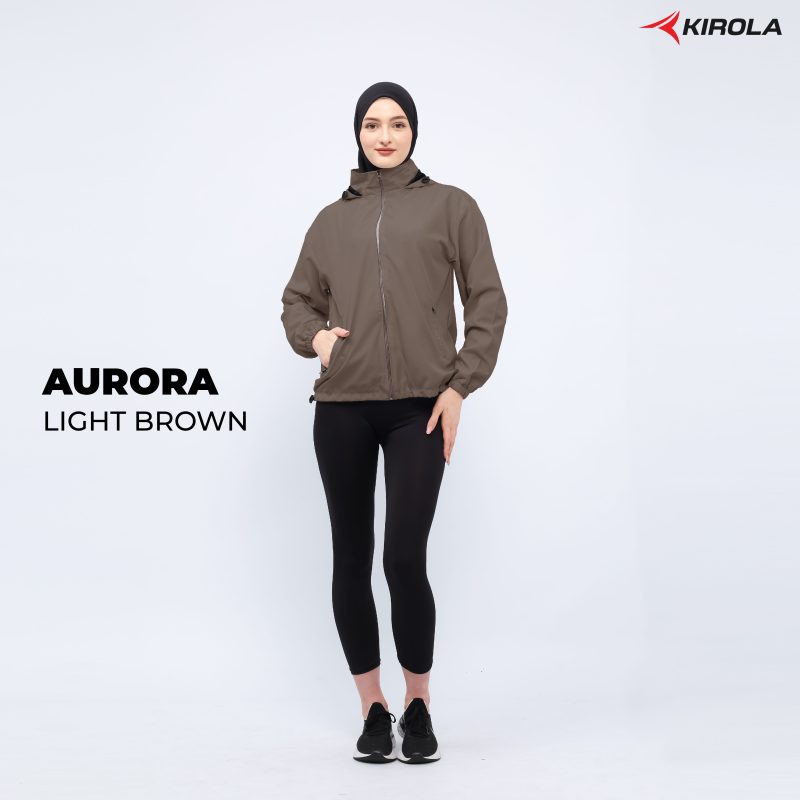 KIROLA - JAKET AURORA LIGHT BROWN