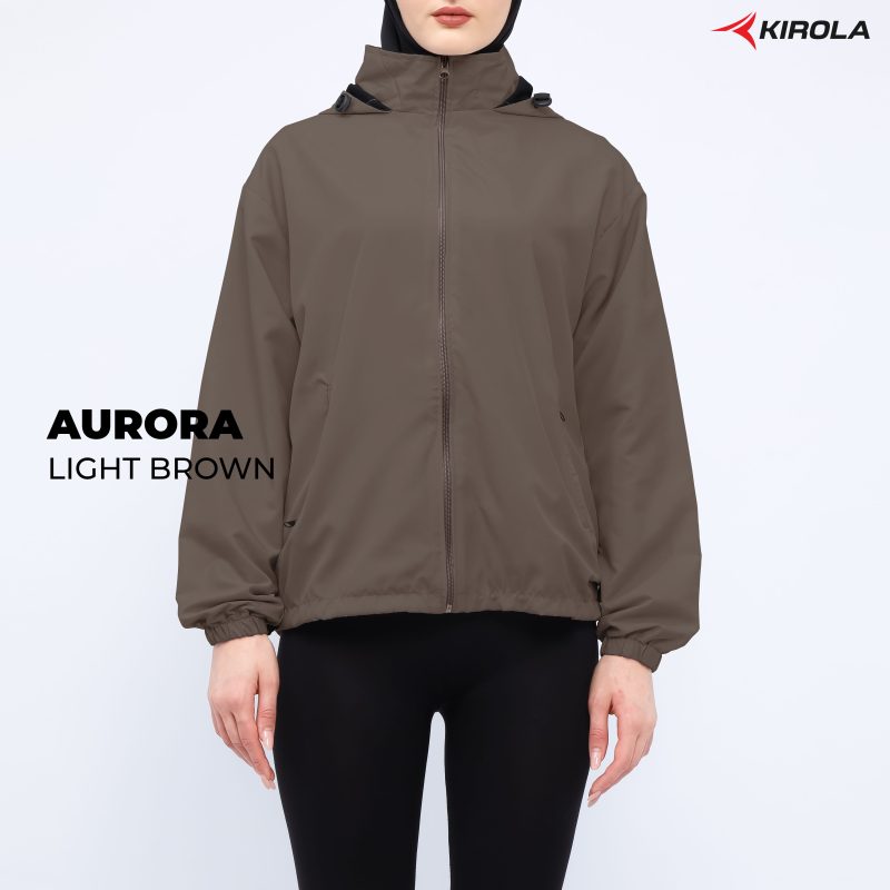 KIROLA - JAKET AURORA LIGHT BROWN